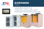 Kältwassermaschinen/Wärmepumpen EVI-ON / R410a